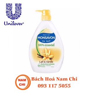 [DATE 06/2022] Sữa Tắm Monsavon Chiết Xuất Sữa Và Hoa Vani 1000ml Nhập Khẩu Ấn Độ
