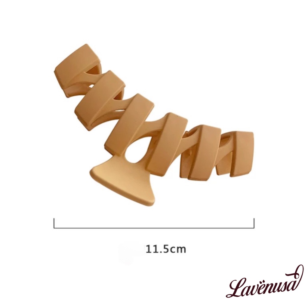 Kẹp tóc càng cua phong cách Hàn Quốc size lớn nhiều màu đẹp LAVENUSA CT15