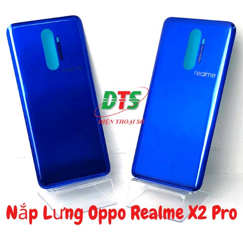 Nắp lưng máy Realme X2 pro màu xanh