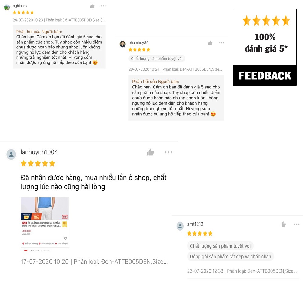 Áo Ba Lỗ Nam 5S (4 màu), Vải Cotton Mềm Mại,  Dáng Thể Thao, Thấm Hút Mồ Hôi, Co Giãn Cực Tốt (ABL21004-01). | BigBuy360 - bigbuy360.vn