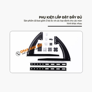 Chân đế tivi đa năng lắp đặt mọi hãng TIVI 24 - 75 inch - Lắp mọi Tivi - Tùy Chỉnh Cao Thấp 3 Cấp Độ