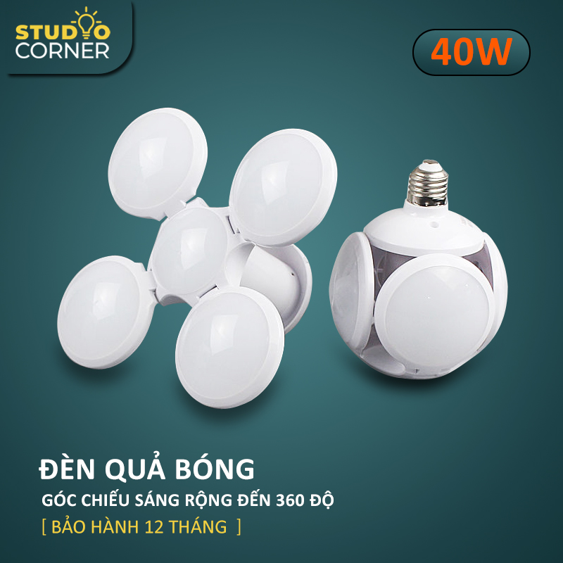 Bóng Đèn LED Simplife Đèn Trần UFO 2400Lm Đèn Biến Dạng 6500K Đèn Bóng Đá Gấp E27 Đèn Có Thể Điều Chỉnh Led HL158