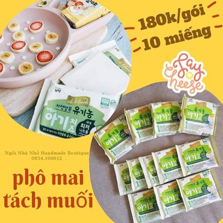 Phomai tách muối hữu cơ Hàn quốc (gói 10 miếng)