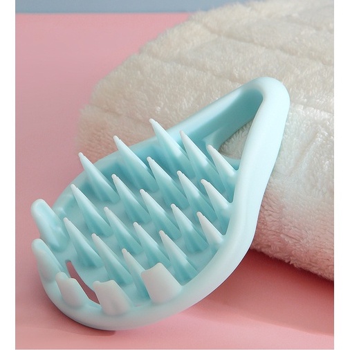 Lược Gội Đầu Silicon Mát Xa Da Đầu, Giảm Rụng Tóc, Kích Thích Mọc Tóc