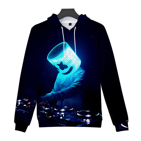 Áo hoodie dáng dài in họa tiết 3D dạ quang cho nam nữ | BigBuy360 - bigbuy360.vn
