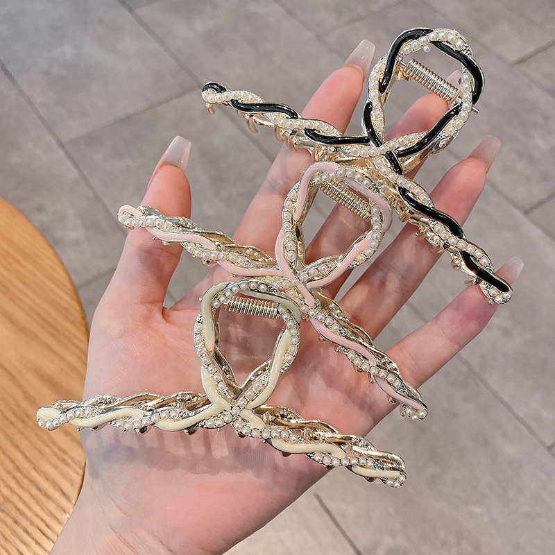 Kẹp Tóc Cá Mập Bằng Kim Loại Phong Cách Hàn Quốc Mới 2022