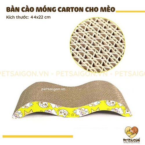 BÀN CÀO MÓNG BẰNG GIẤY CHO MÈO