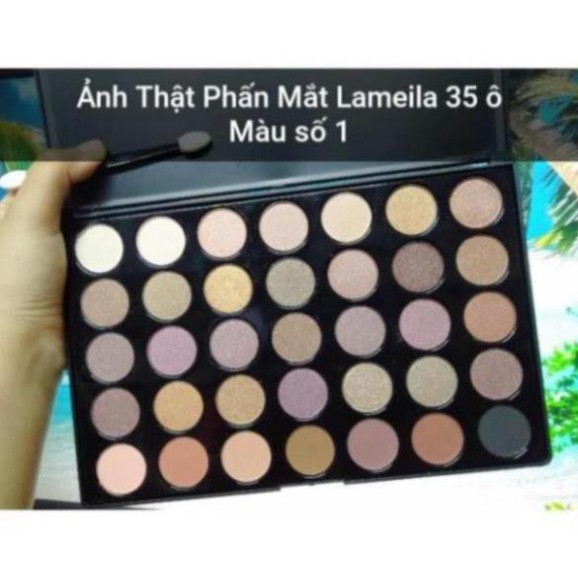 Phấn Mắt 35 ô Lameila 35 Colors Eye Shadow Palette Hàng Chính Hãng Nội Địa Trung No.3606 SWT12