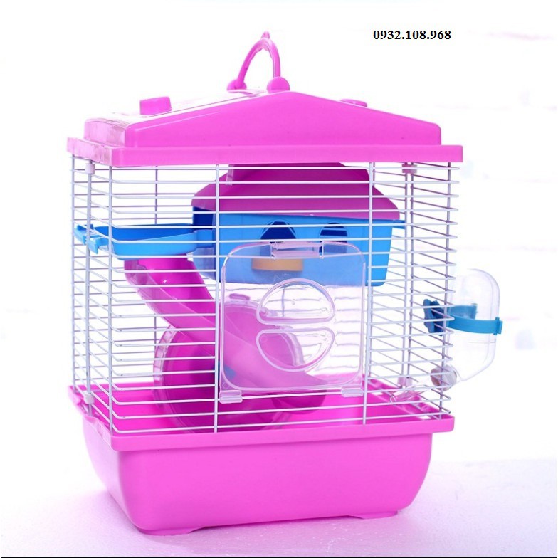 LỒNG HAMSTER MÁI CHÓP 24 X 17 X 30
