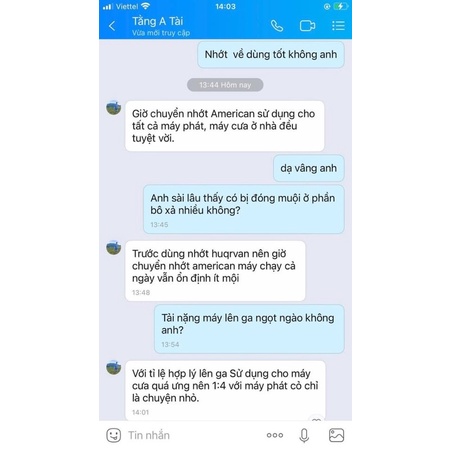 Nhớt  2 Thì  Hiệu American Mỹ Chính Hãng - Mua 10 tặng 1