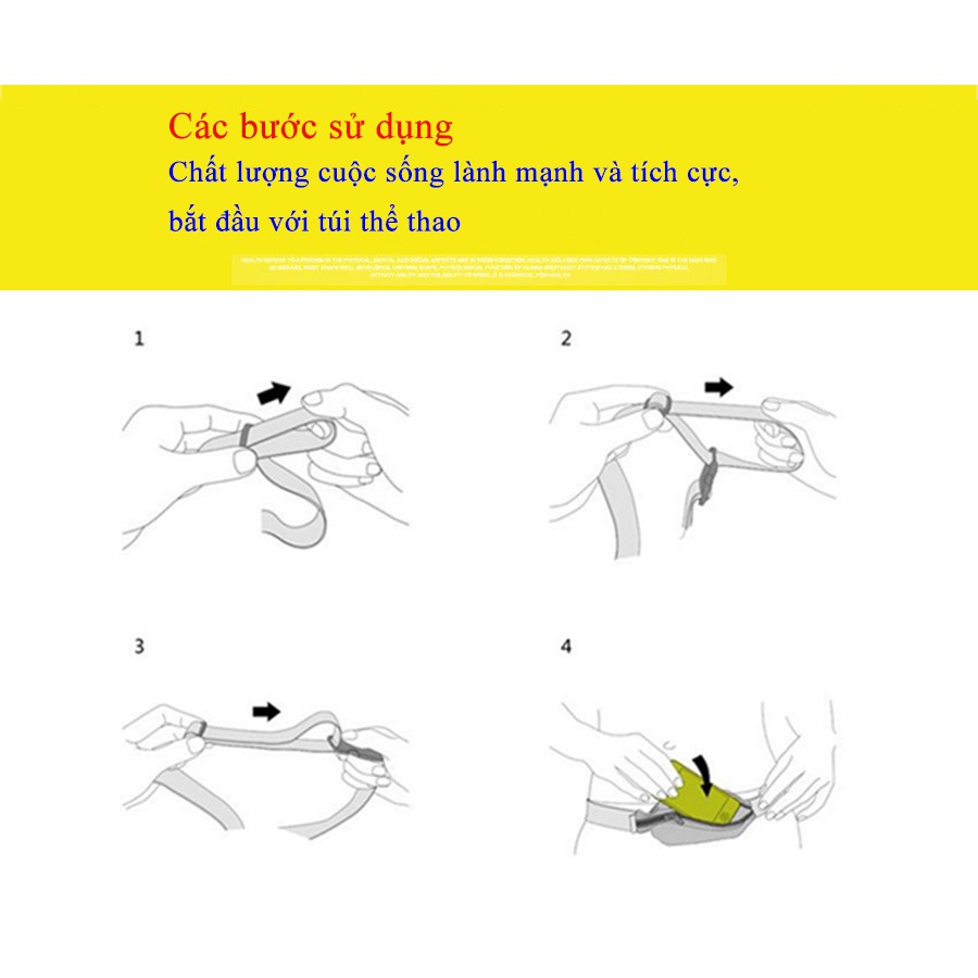 Đai đeo hông là túi chống nước đeo eo -Túi đeo hông chạy bộ -tập gym