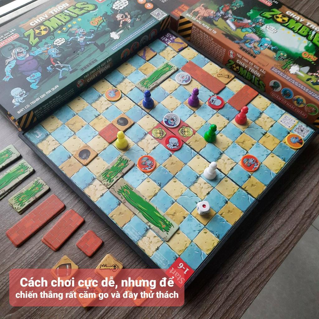 Board game-Chạy trốn Zombies Foxi-nam châm-Đồ chơi trẻ em-vượt lên trên nghịch cảnh hay nhất nhiều phiên bản