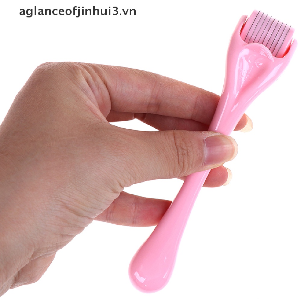 * * Afhvn * * Máy Lăn Kim Loại Kích Thích Mọc Râu Chống Rụng Tóc