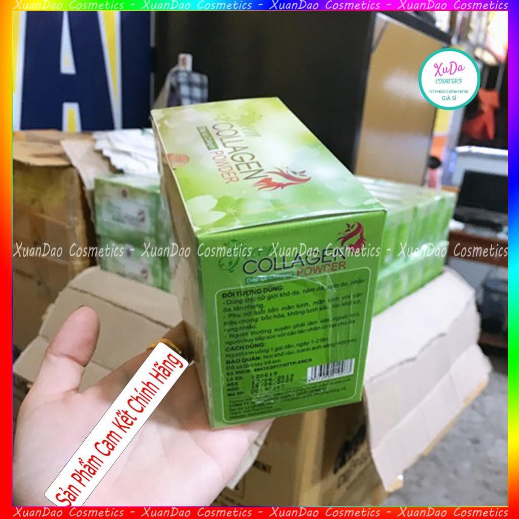 Diệp lục collagen green colagen hỗ trợ làm đẹp da giảm thâm nám mờ tàn nhang mụn giảm khô hạn tăng cường nội tiết tố nữ