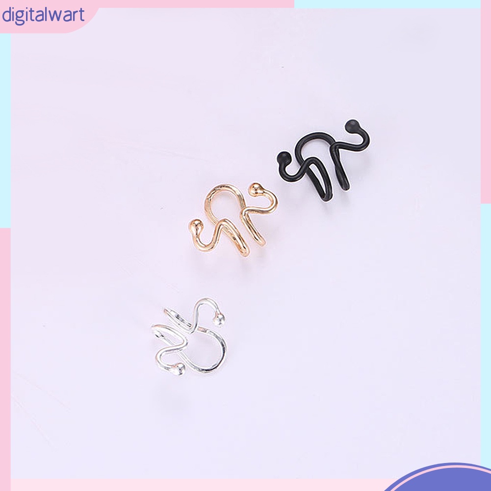 Khuyên Kẹp Vành Tai Kiểu Dáng Đơn Giản Thanh Lịch Dành Cho Nữ