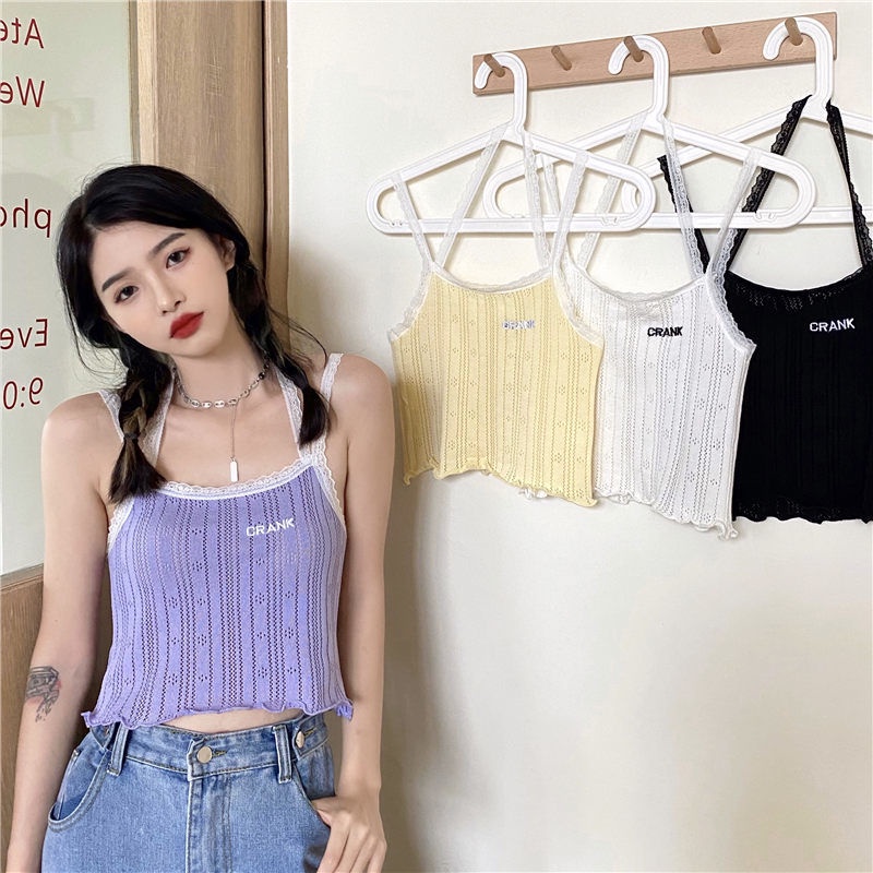 Áo Croptop Sát Nách Thiết Kế Quyến Rũ Cho Phái Nữ