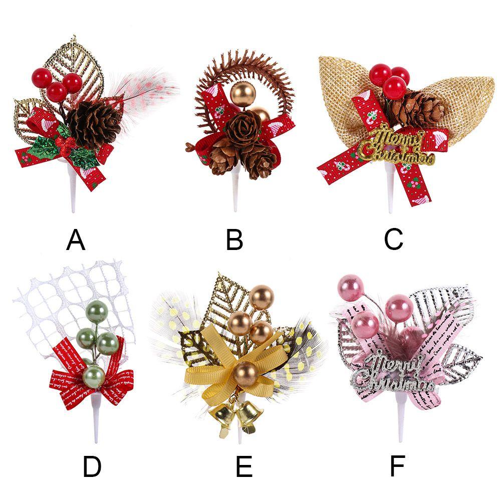 KUNHEV Hoa Mẫu Đơn Trang Trí Bánh Kem Giáng Sinh