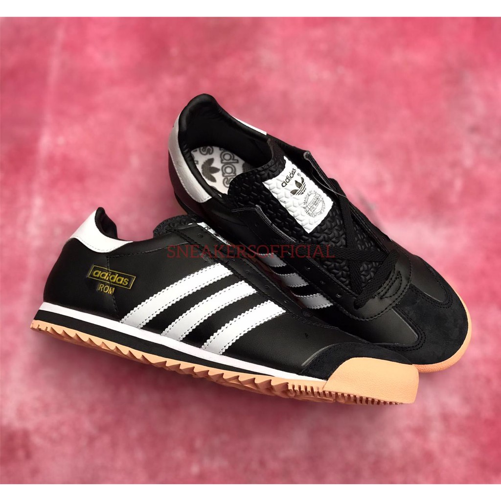 Giày Thể Thao Adidas Rom Phối Màu Đen Trắng Cá Tính