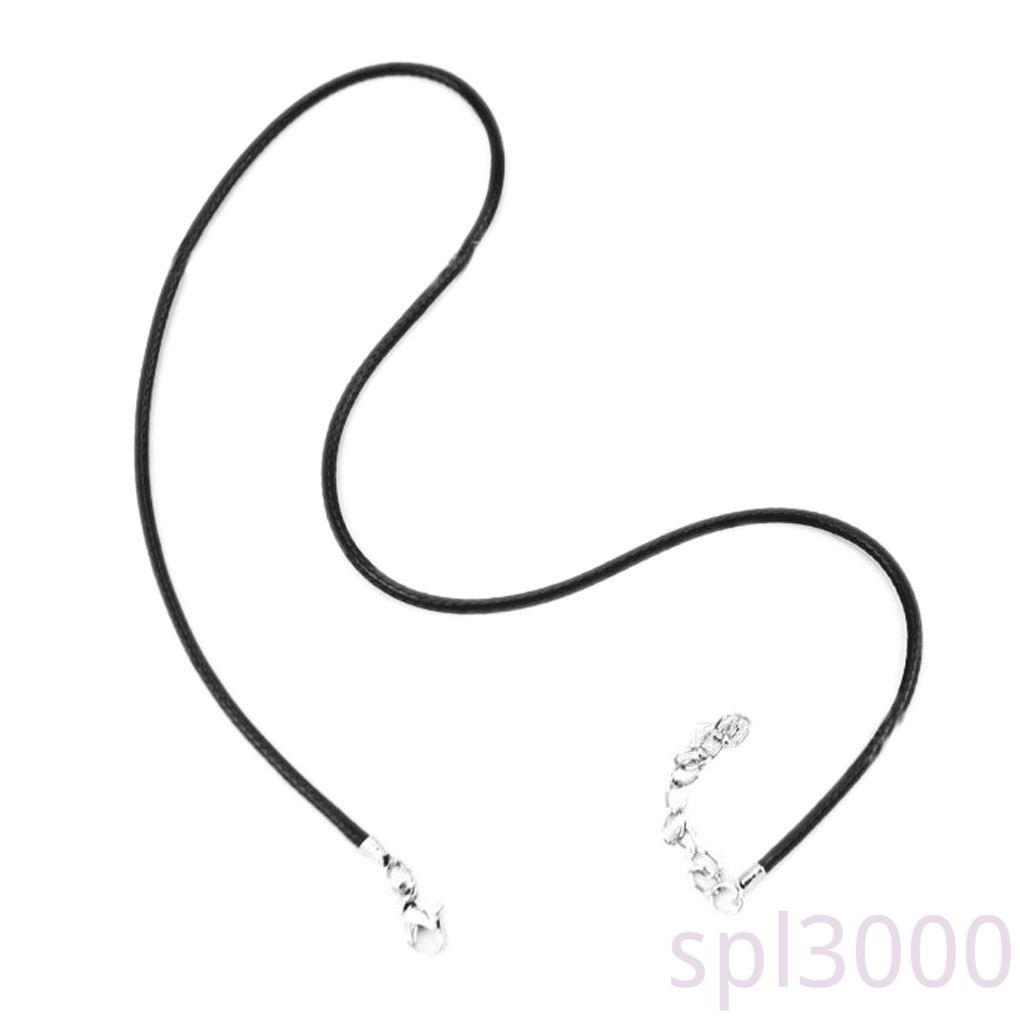 Set 10 dây da đeo cổ màu đen