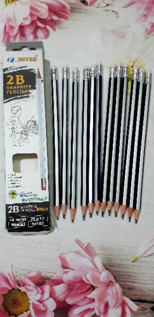 12 cây bút chì loại đẹp 2b GRAPHITE PENCILS