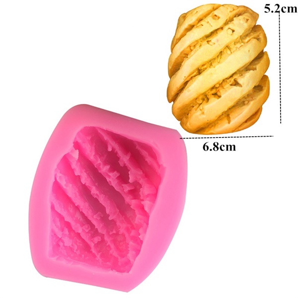 Khuôn Silicone Trái Cây Miếng Khóm Trái Khóm 1 Mặt