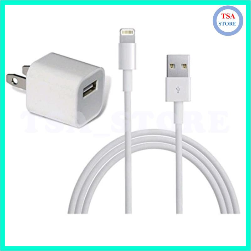 Bộ sạc cho điện thoại iPhone cáp lightning (1 củ sạc + 1 cáp sạc)