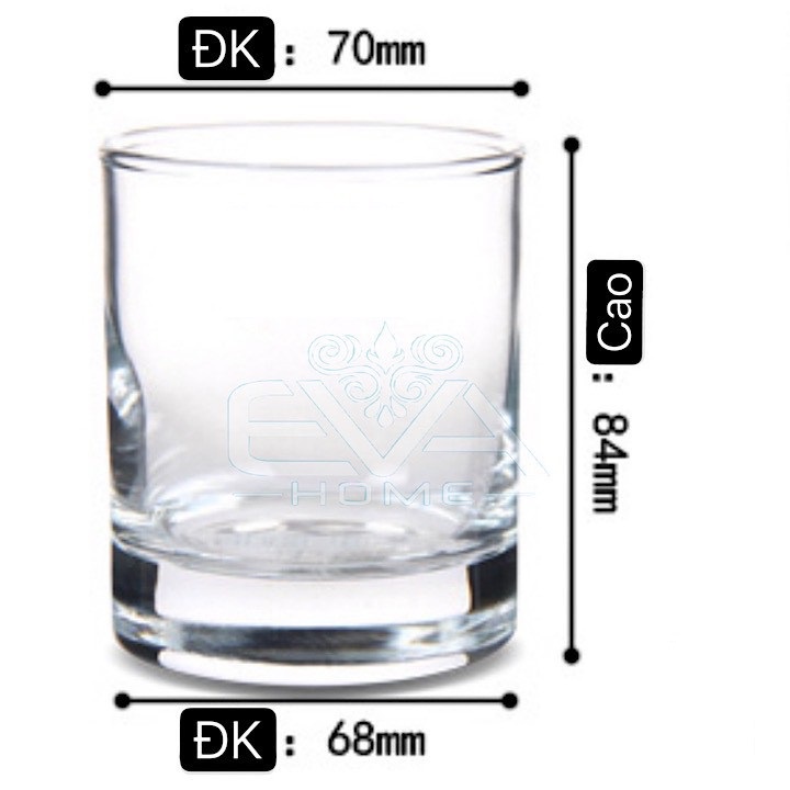 Bộ cốc thủy tinh 6 chiếc DeLi chính hãng chất lượng cao các loại