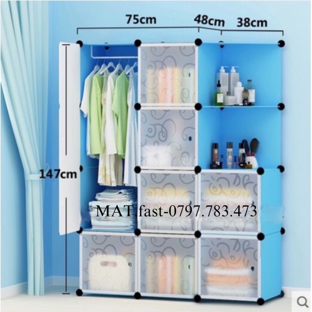 [TẶNG BÚA VÀ CHỐT ] TỦ NHỰA 12 Ô NGĂN  ĐA NĂNG LẮP GHÉP THÔNG MINH ( chọn hình theo phân loại ) bảo hành 1 năm
