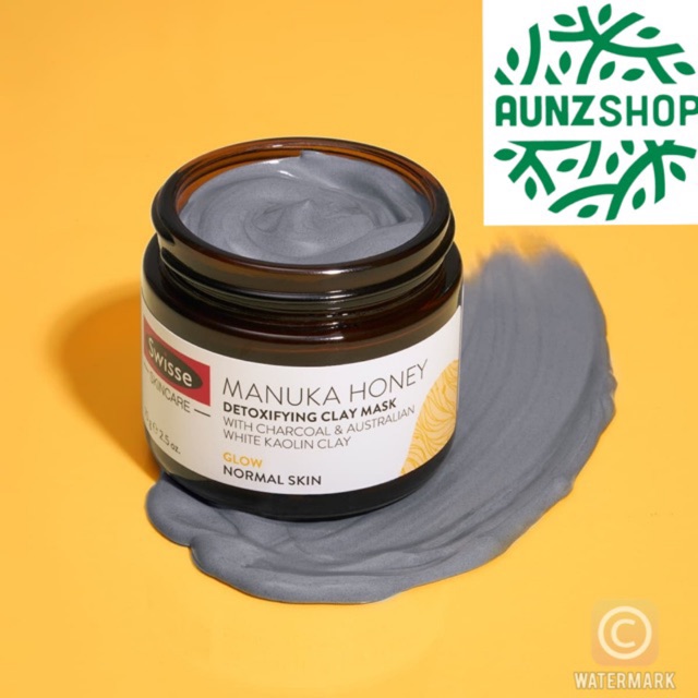 Mặt nạ thải độc đất sét mật ong Swisse Manuka Honey Detoxifying Facial Mask