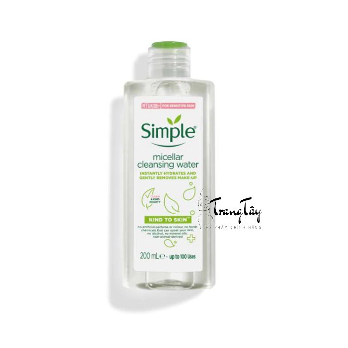 Nước tẩy trang Simple 200ml