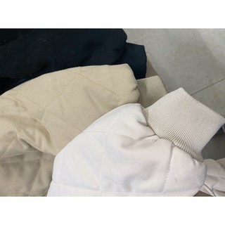 ÁO KHOÁC NHUNG CHẦN BÔNG ( kèm ảnh thật cận chất )