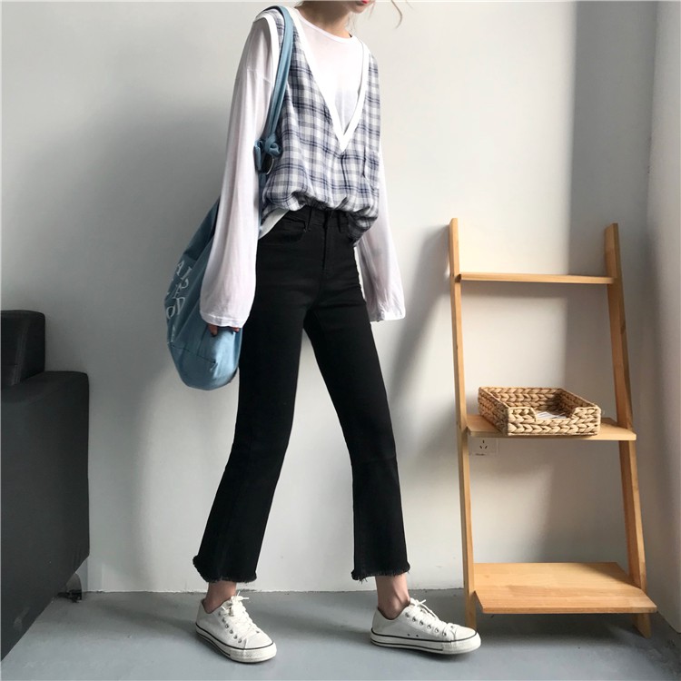 200424 Túi vải nữ đeo chéo - túi tote vải thô mềm thời trang ulzzang