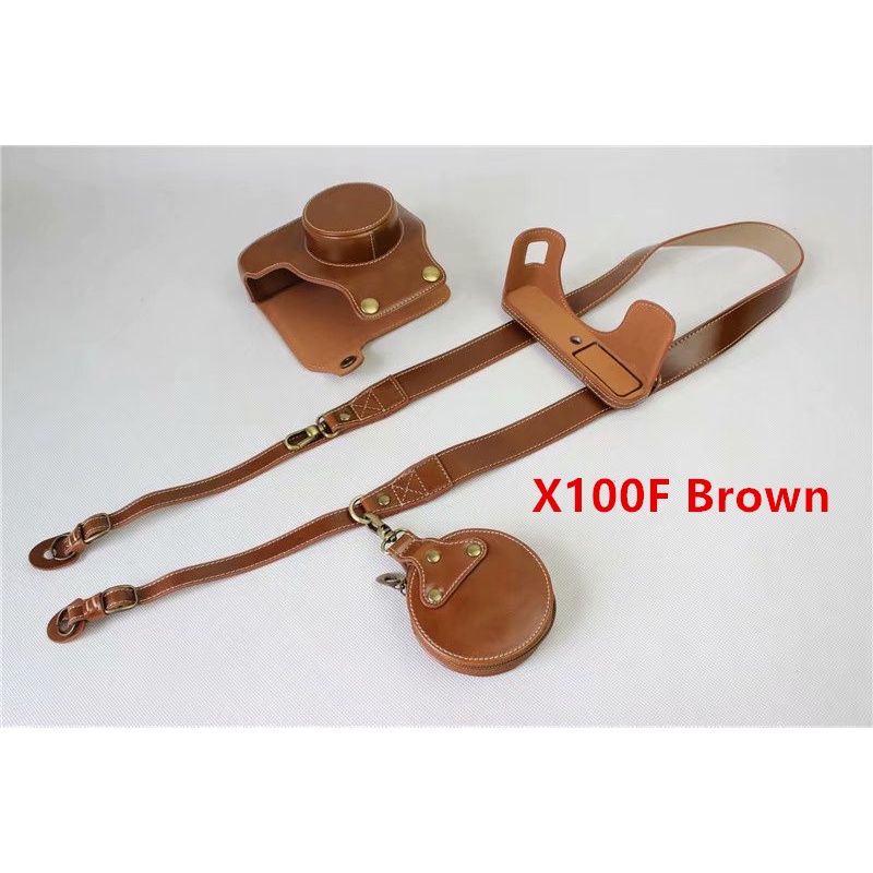 Bao Da PU Sang Trọng Cho Máy Ảnh Fujifilm Fuji X100 X100S X100T X100V X100F XA5 XA7 XA20 XT100 XT200 XT10 XT1 XF10 XS10