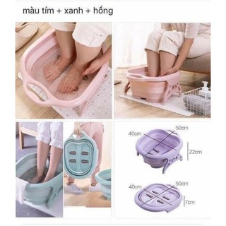 Chậu ngâm chân masage gấp gọn