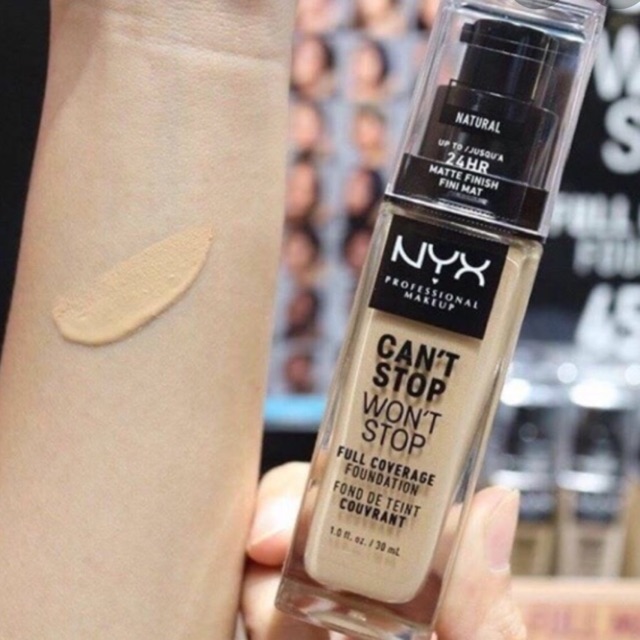 Kem nền NYX Can't Stop Won't Stop Full Coverage 30ml