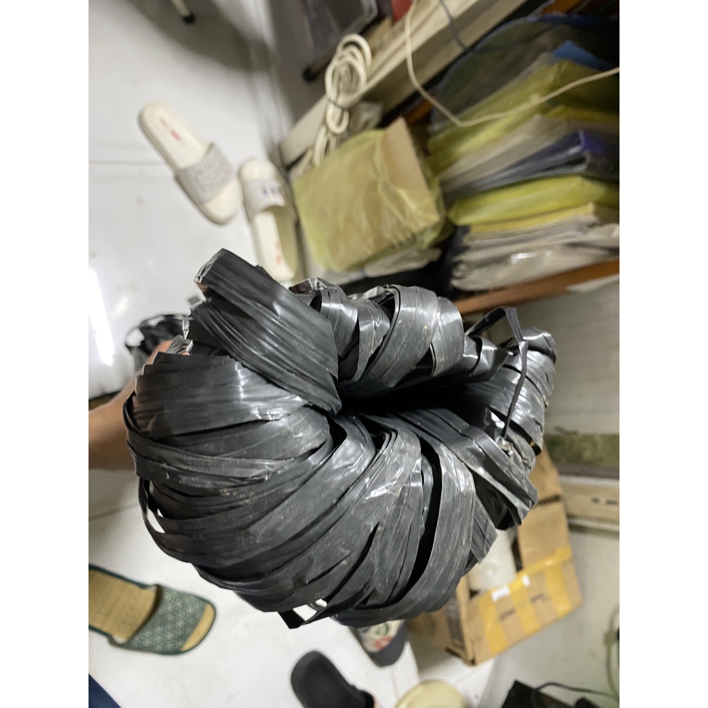 Dây nilong buộc đồ , ràng hàng hóa, bản to dày dai - Giá bán trên bó 850gram