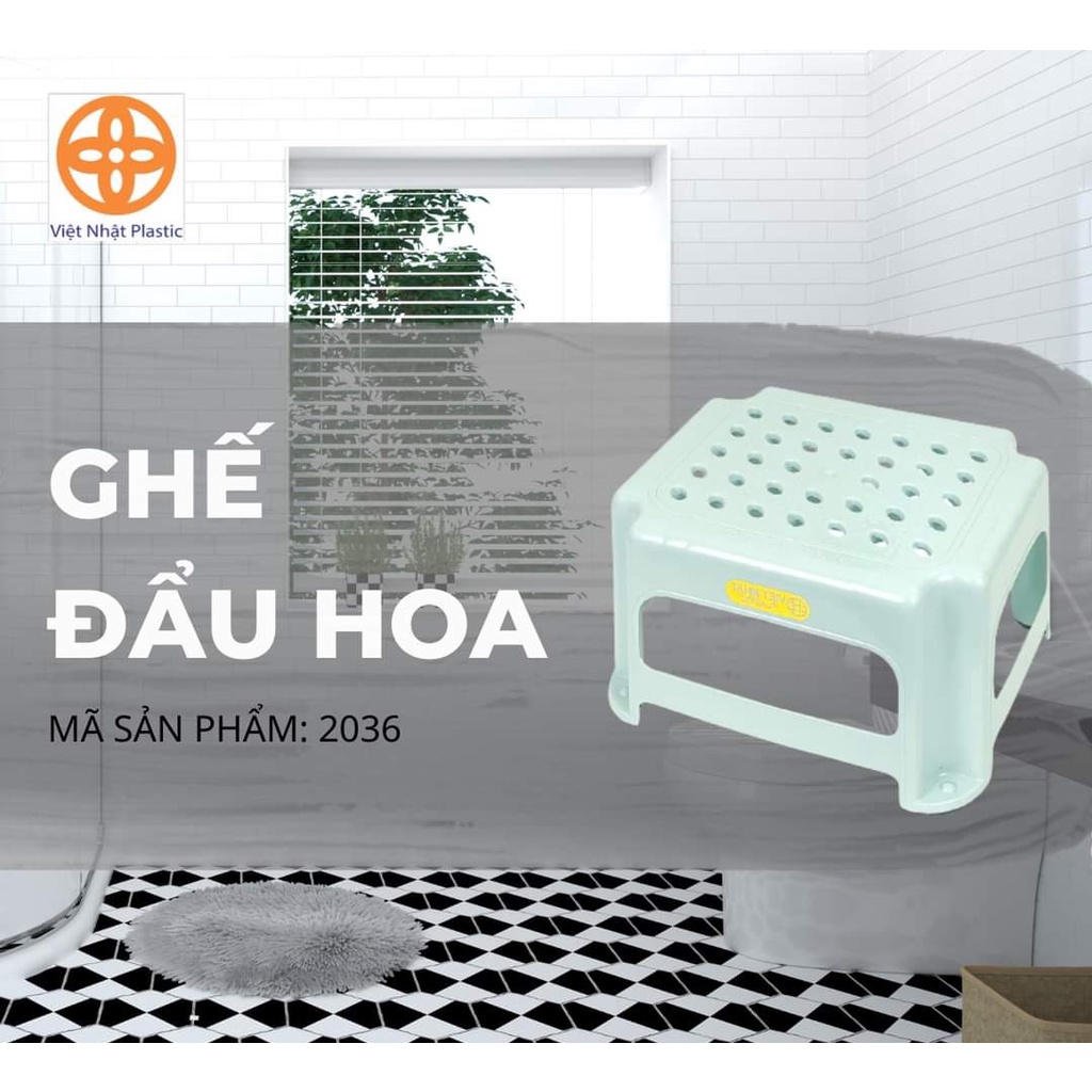 Ghế nhựa, ghế đẩu hoa Việt Nhật. Hàng Việt Nam chất lượng cao
