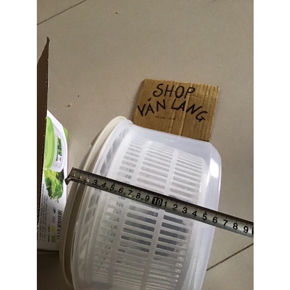 Bộ rổ quay rau Song Long 26 x 16 cm khô ngay tức thì không bị nát thực phẩm