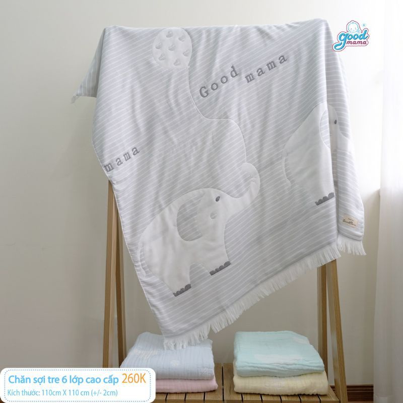 Chăn Sợi Tre 6 Lớp Cao Cấp Goodmama