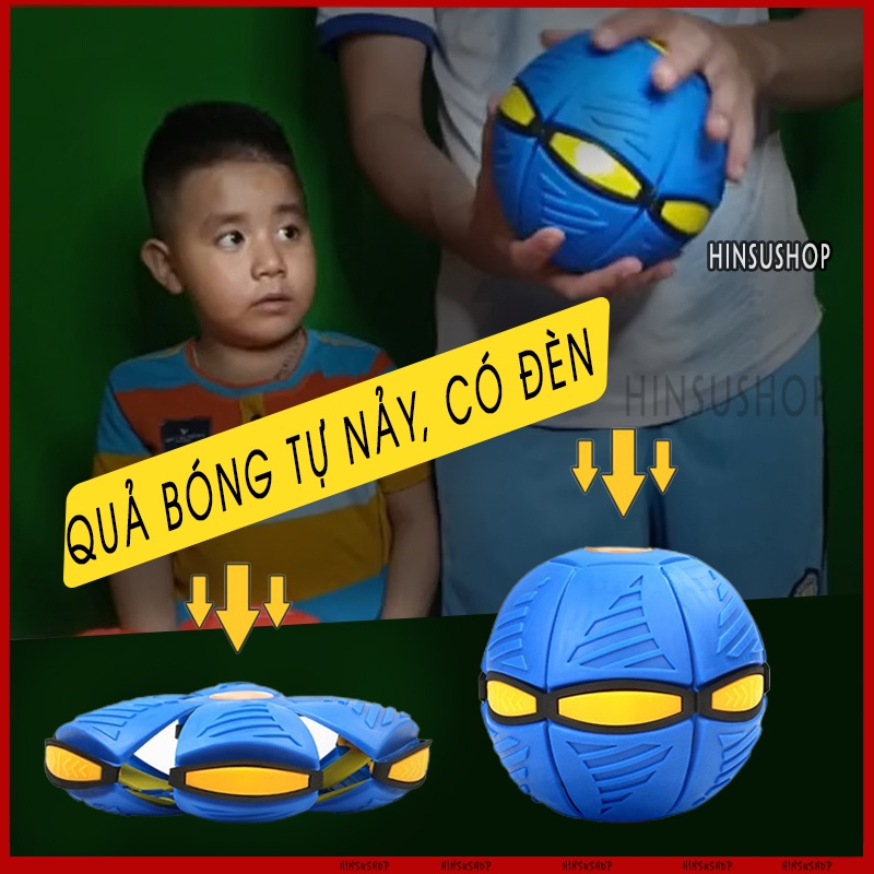 Quả bóng ma thuật, Đồ Chơi Vận động Cho bé, Quả Bóng Tự Nảy Biến Hình Có Đèn Có Nhạc