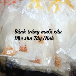 Bánh tráng muối xâu