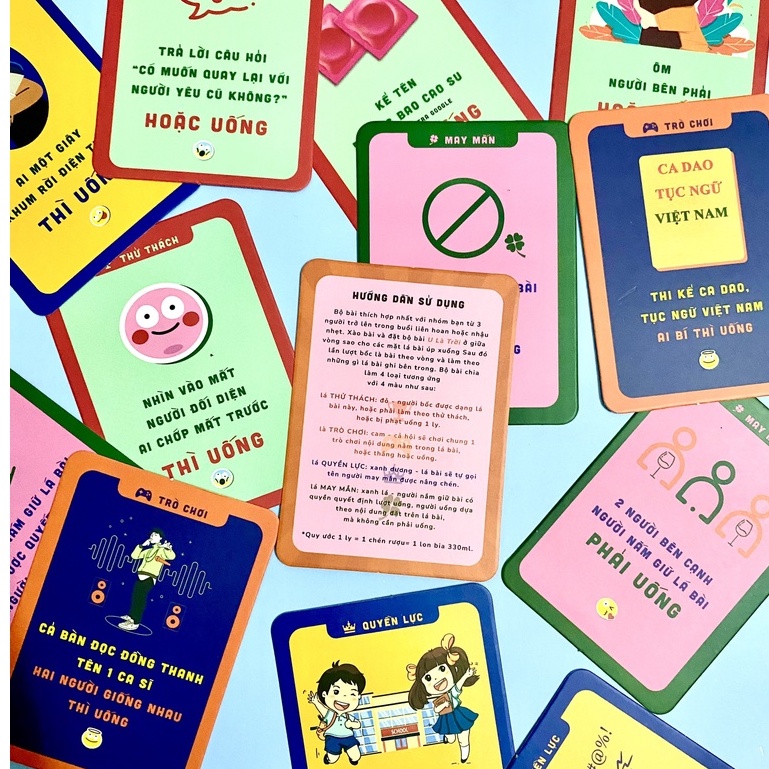 Bộ Bài Drinking U Là Trời Card Game Bài Uống Rượu Bia Tạo Sự Thú Vị Cho Nhóm Bạn