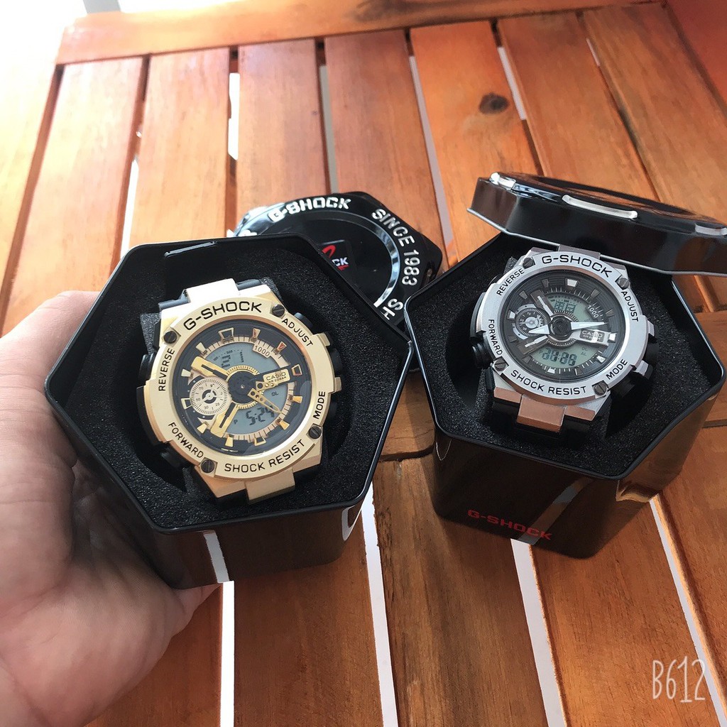 Đồng hồ nam G-shock MTS_400G Original _ Chống nước 5ATM_Viền Thép không gỉ FULL BOX - ME_watch