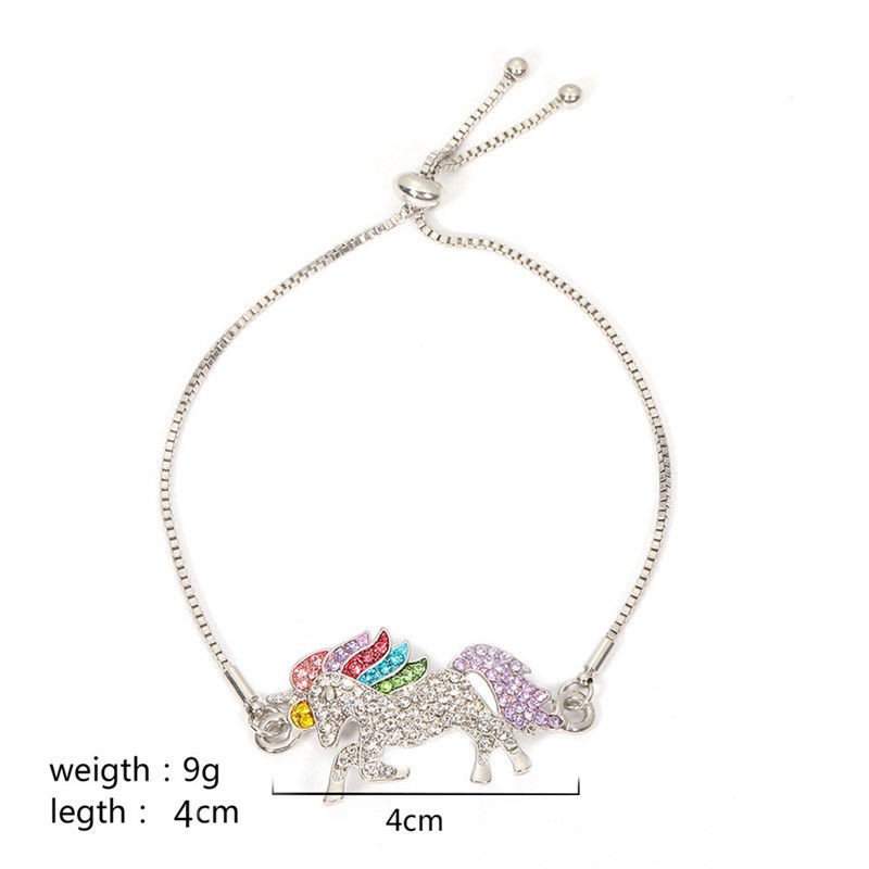 Dây chuyền mạ bạc hìnhchú ngựa dễ thương dành cho bé