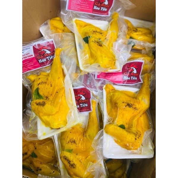 Gà ủ muối hoa tiêu khay 500gr
