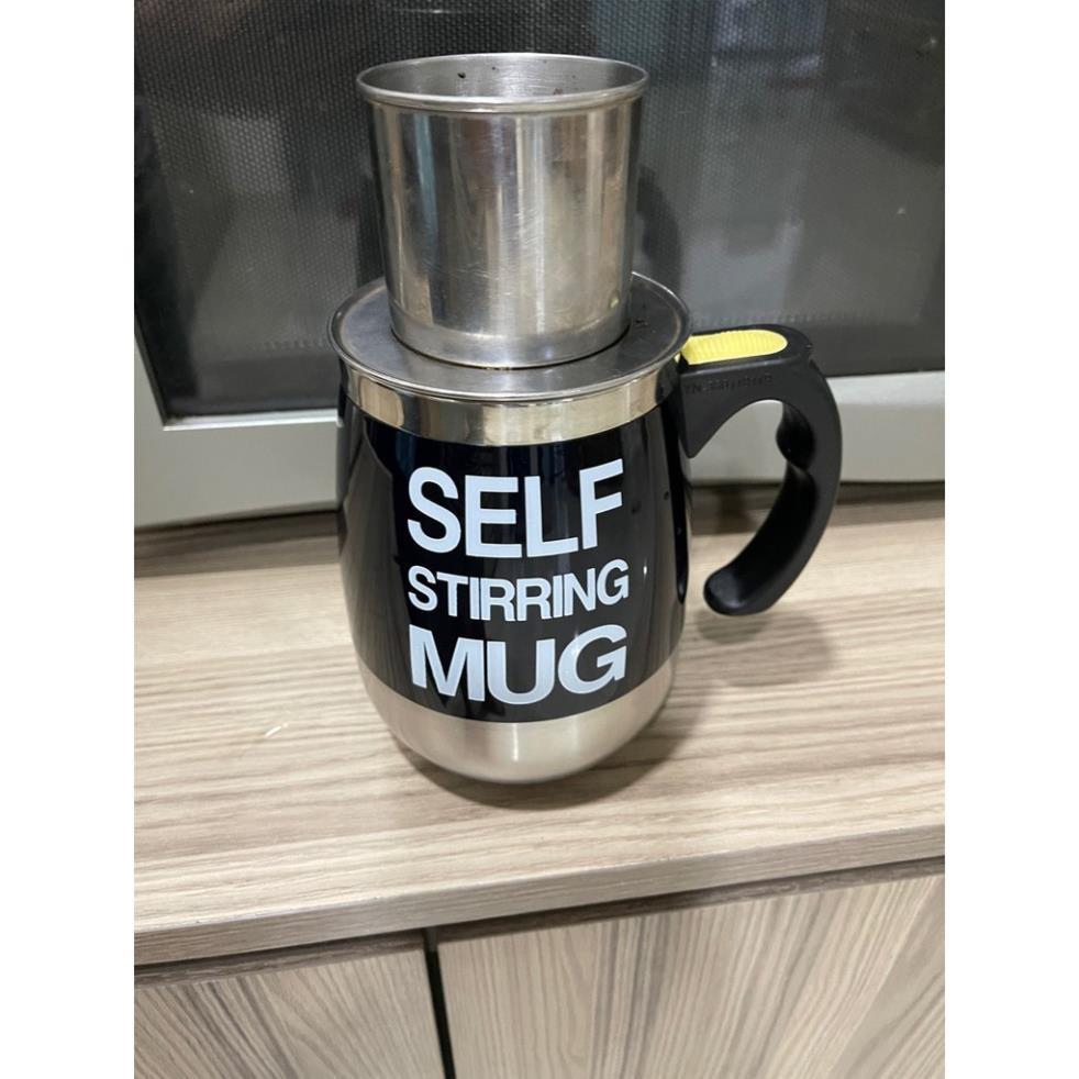 LY TỰ KHUẤY GIỮ NHIỆT LỚN 450ML - LY TỰ ĐỘNG KHUẤY - LY GIỮ NHIỆT TỰ KHUẤY AUTO MAGNETIC MUG