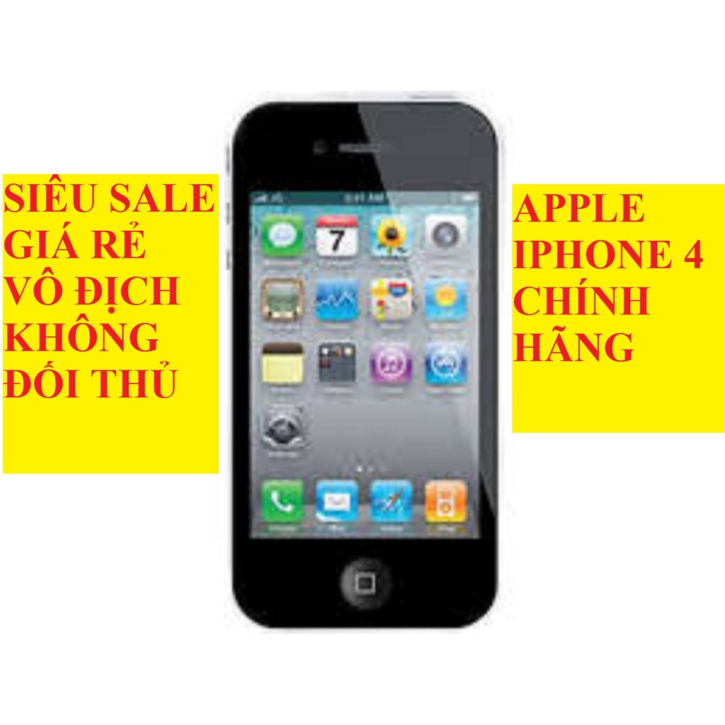 điện thoại Chính Hãng IPHONE 4 Quốc Tế bản 16G - full Zalo-Youtube-Facebook | BigBuy360 - bigbuy360.vn