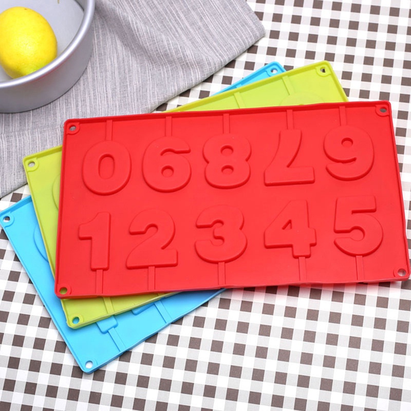 Khuôn Silicone Làm Bánh Hình Số Độc Đáo