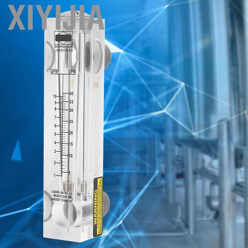 Xiyijia 1-10GPM LZM-25 Knob Panel Type Liquid Flowmeter Flow Meter Measurement ZG1&quot;