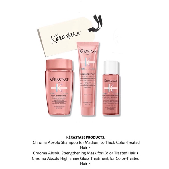 set dưỡng tóc mini kerastase